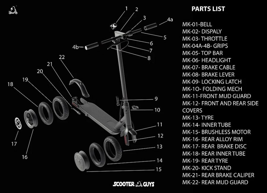 Scooter Parts And Accessories Near Me at Kelly Atkinson blog